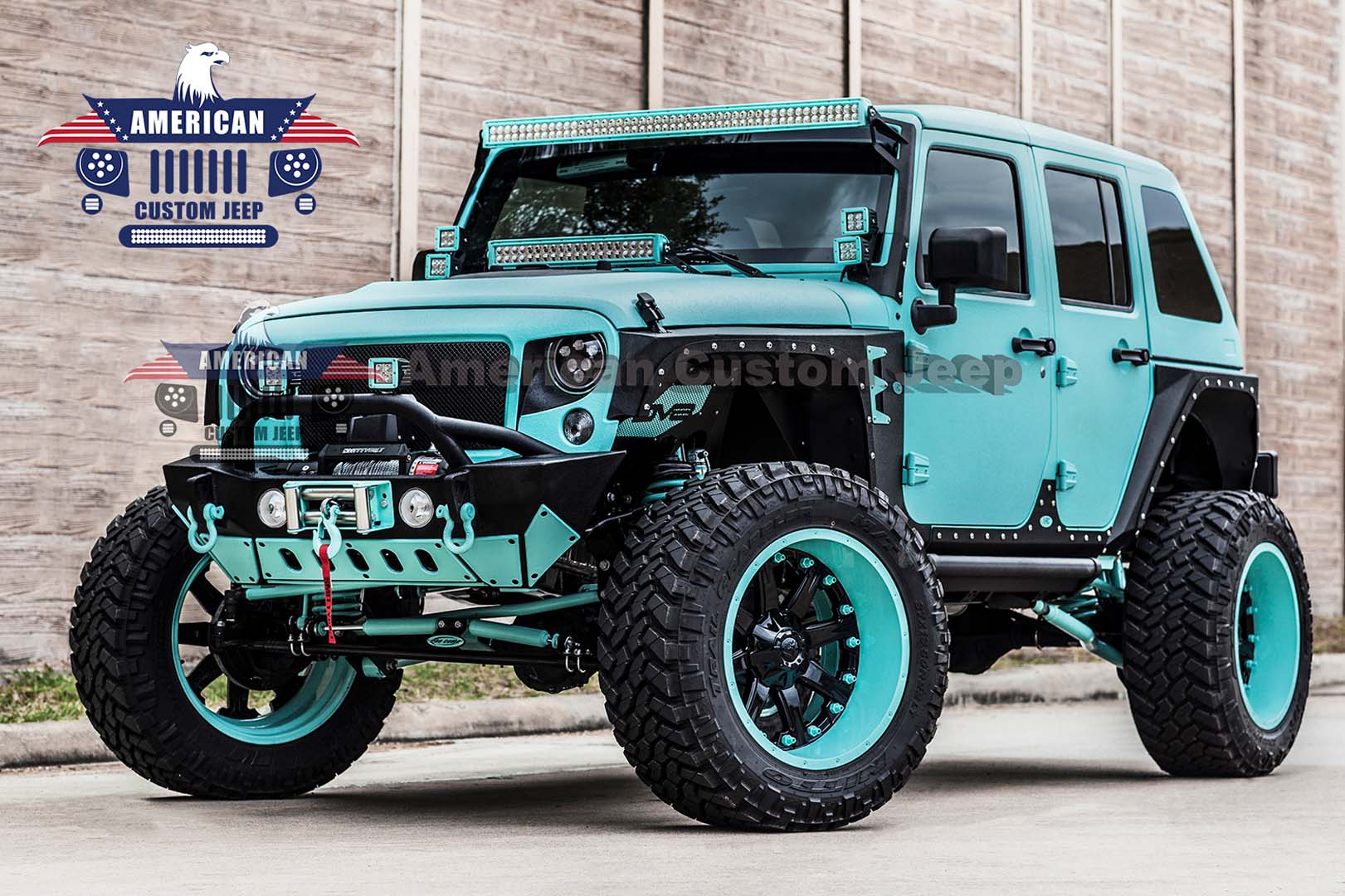 Tiffany Blue Kevlar Edition - Houston, TX - American Custom Jeep